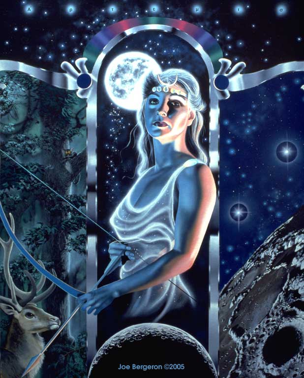 artemis greek goddess of the moon